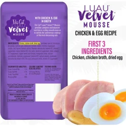 Clearance Pouch Velvet Mousse Chicken with Egg in Broth Wet Food Cans, Pouches, Tetra Paks, Etc.