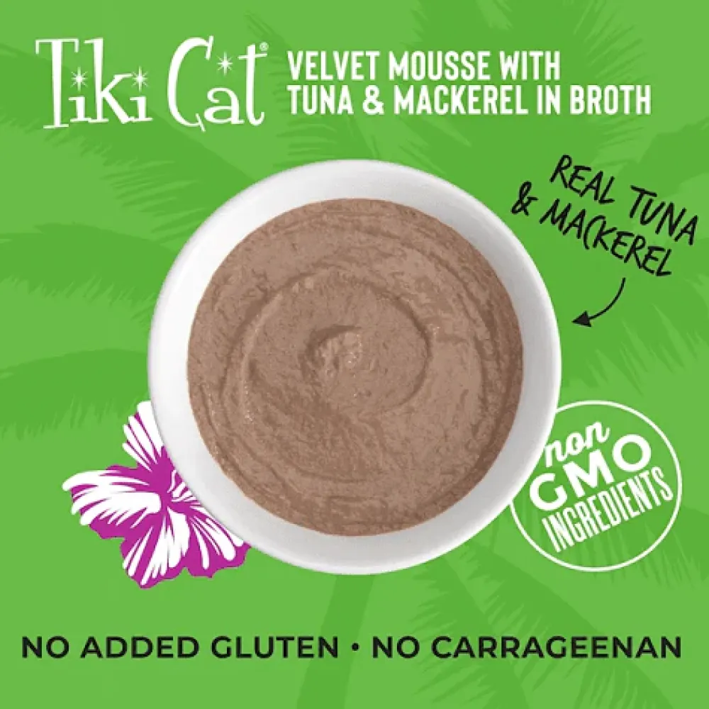 Online Pouch Velvet Mousse Tuna & Mackerel In Broth Wet Food Cans, Pouches, Tetra Paks, Etc.