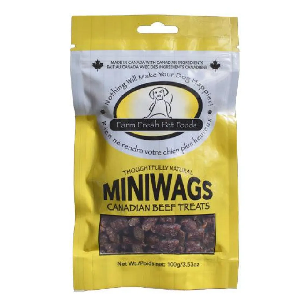 Clearance MiniWags Canadian Beef Dog Treats Treats Treats & Chews