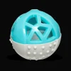 New Catch N Squeak Rubber Ball Teal Supplies Leashes, Collars, Beds, Flea & Tick, Etc. | Toys Interactive, Plush, Etc.