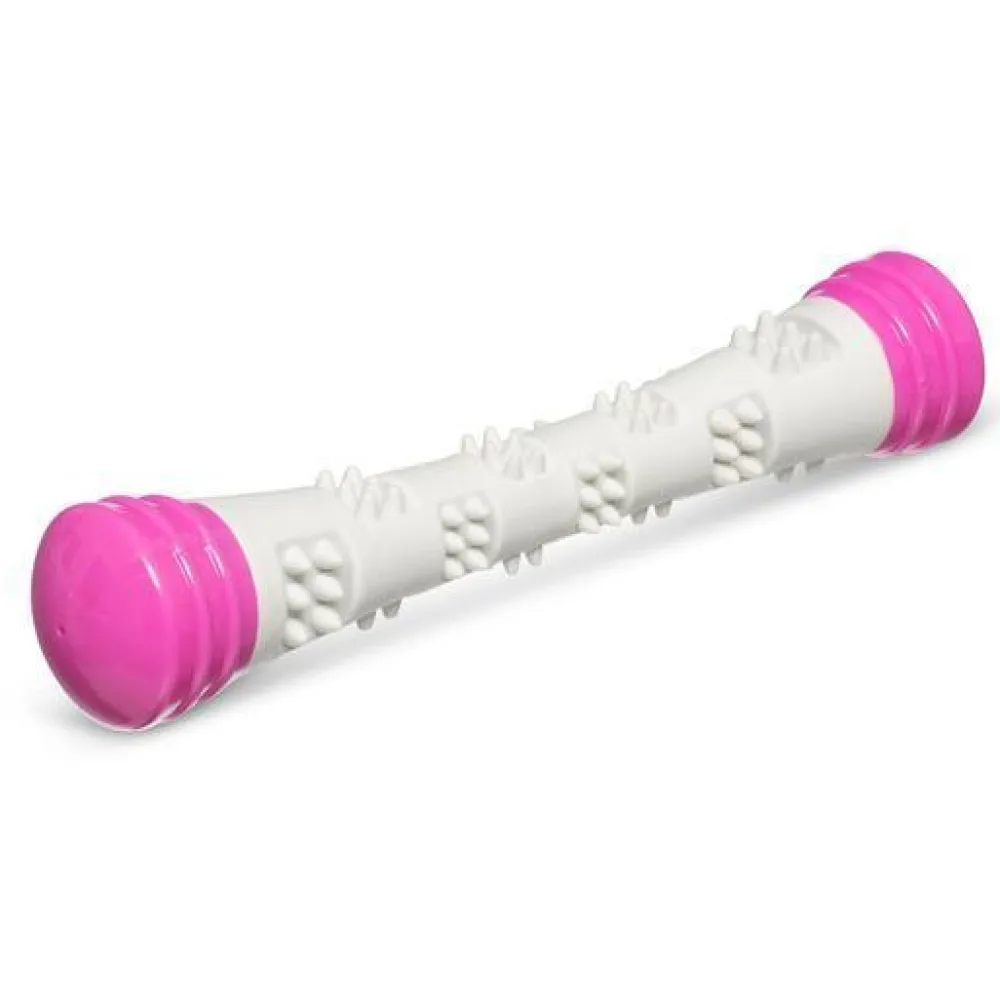 Clearance Chew N Squeak Rubber Stick Pink Supplies Leashes, Collars, Beds, Flea & Tick, Etc. | Toys Interactive, Plush, Etc.