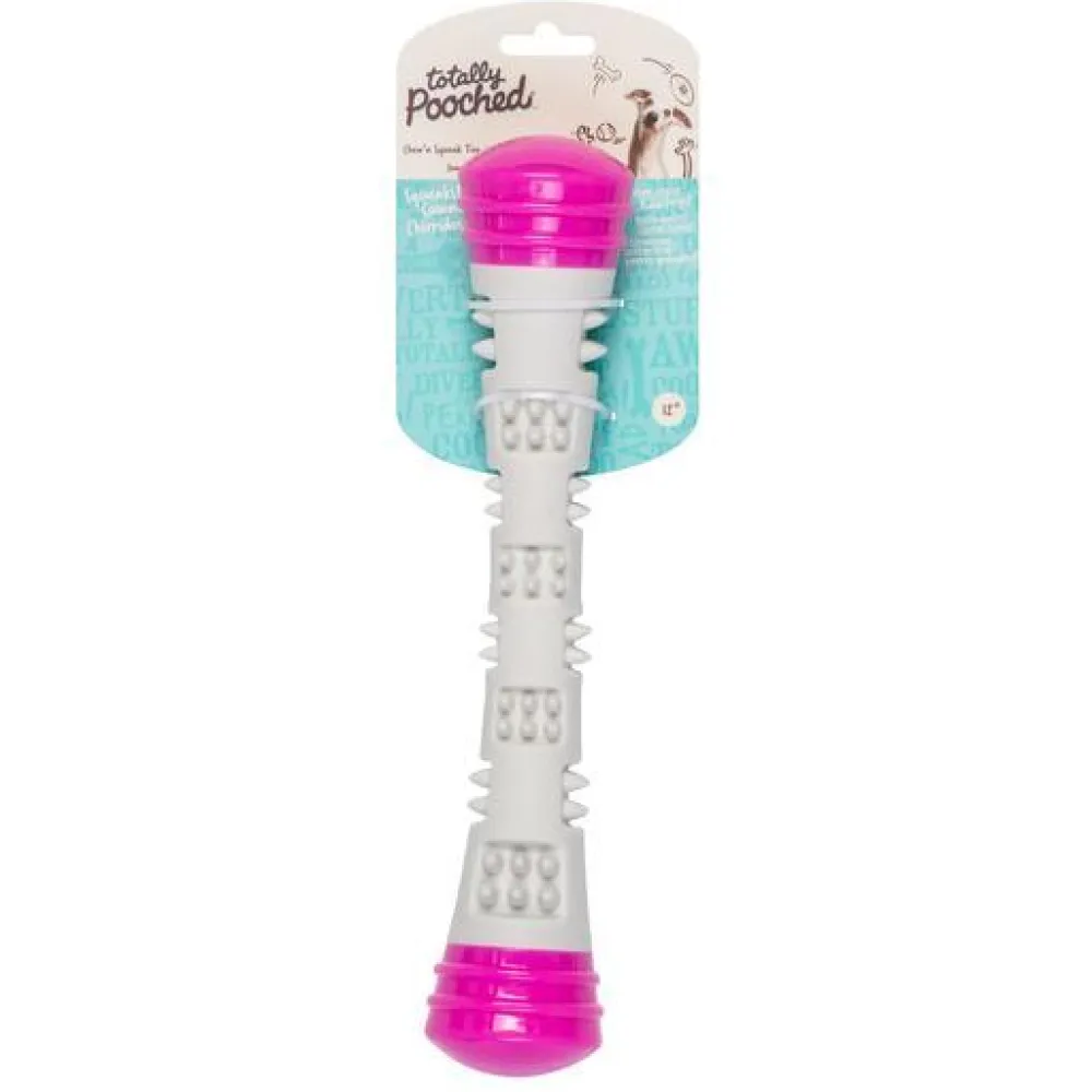 Clearance Chew N Squeak Rubber Stick Pink Supplies Leashes, Collars, Beds, Flea & Tick, Etc. | Toys Interactive, Plush, Etc.