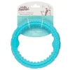 Hot Chew N Tug Rubber Ring Teal Supplies Leashes, Collars, Beds, Flea & Tick, Etc. | Toys Interactive, Plush, Etc.