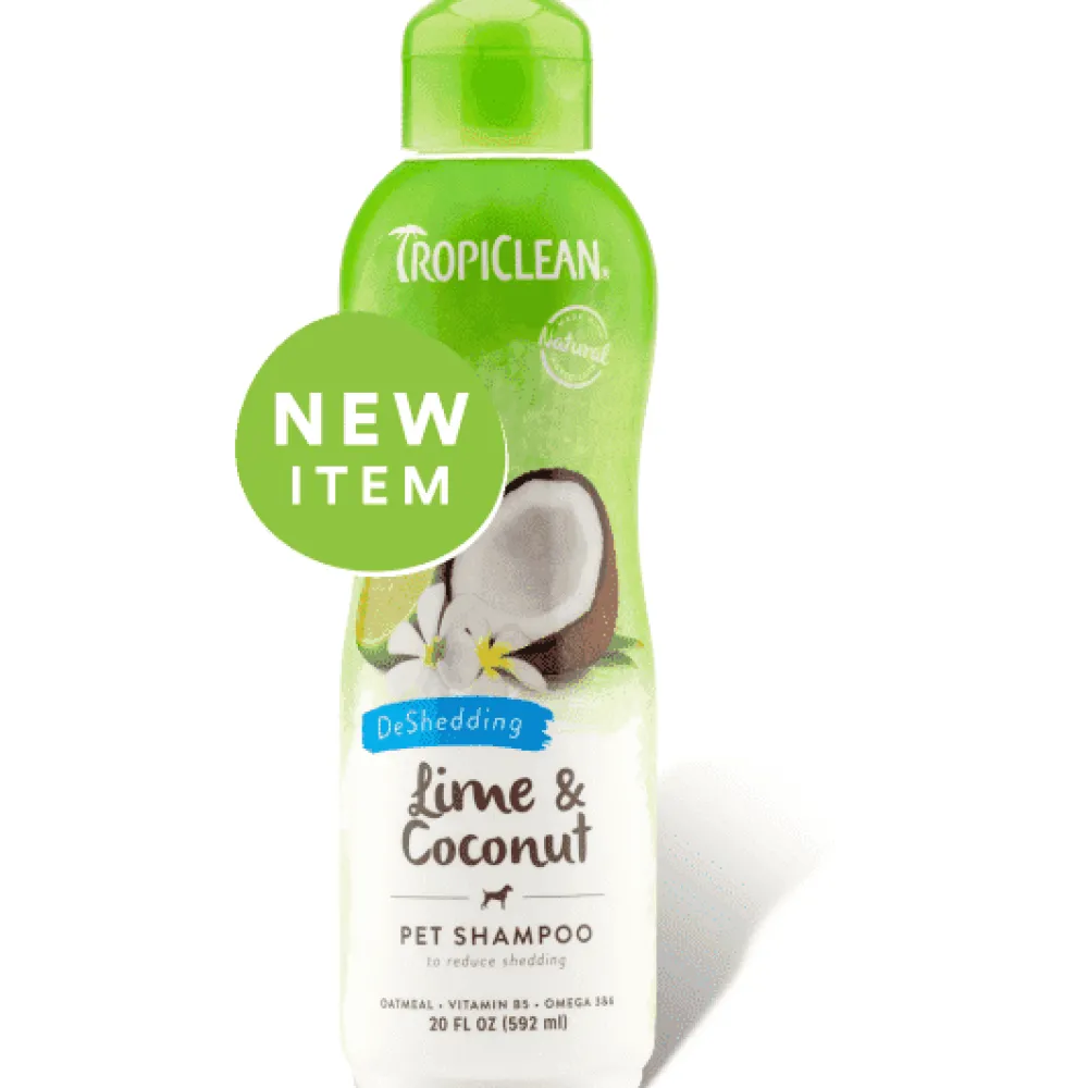 Sale Lime & Coconut Shed Control Shampoo Supplies Leashes, Collars, Beds, Flea & Tick, Etc.