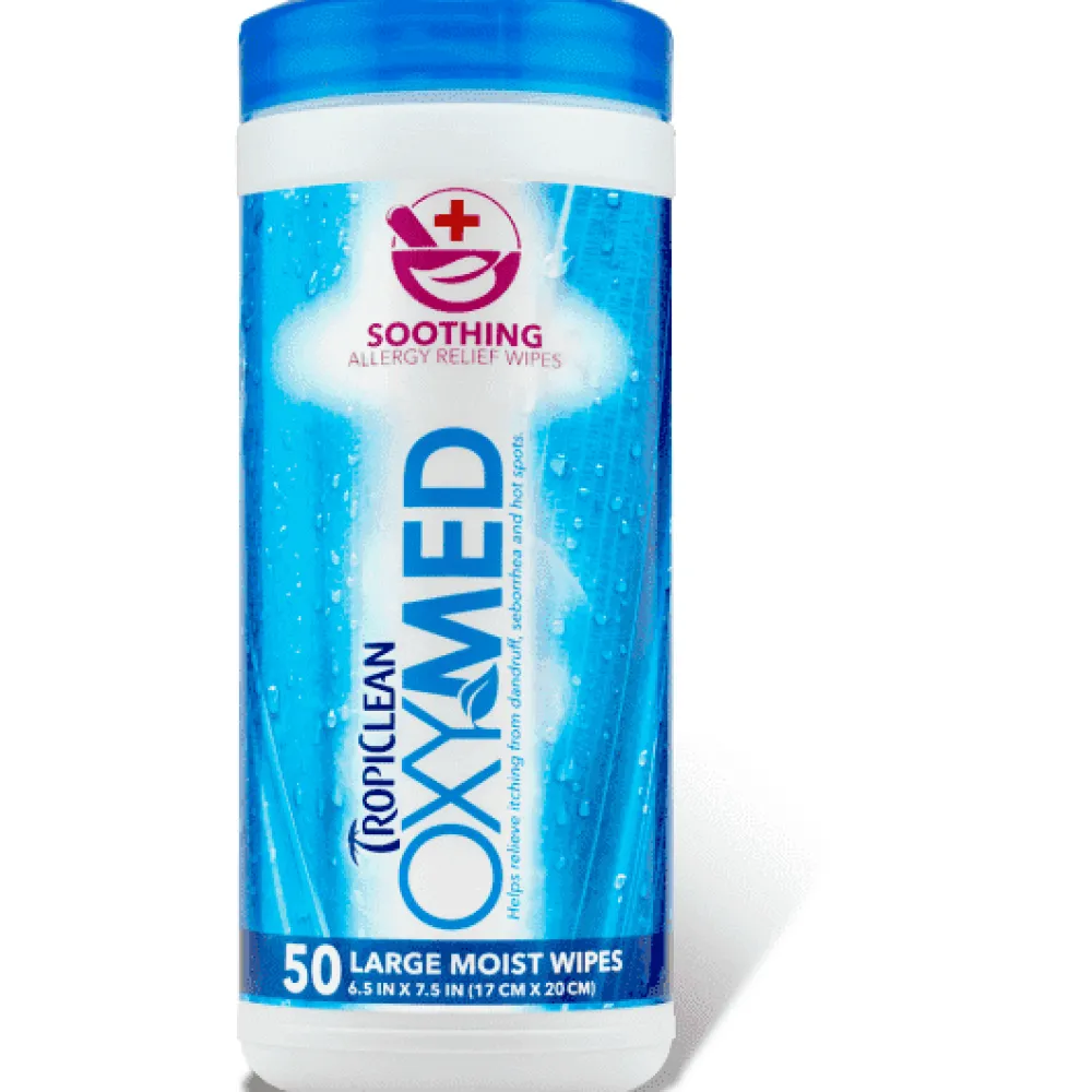 Online Oxy Med Soothing Relief Wipes Supplies Leashes, Collars, Beds, Flea & Tick, Etc.
