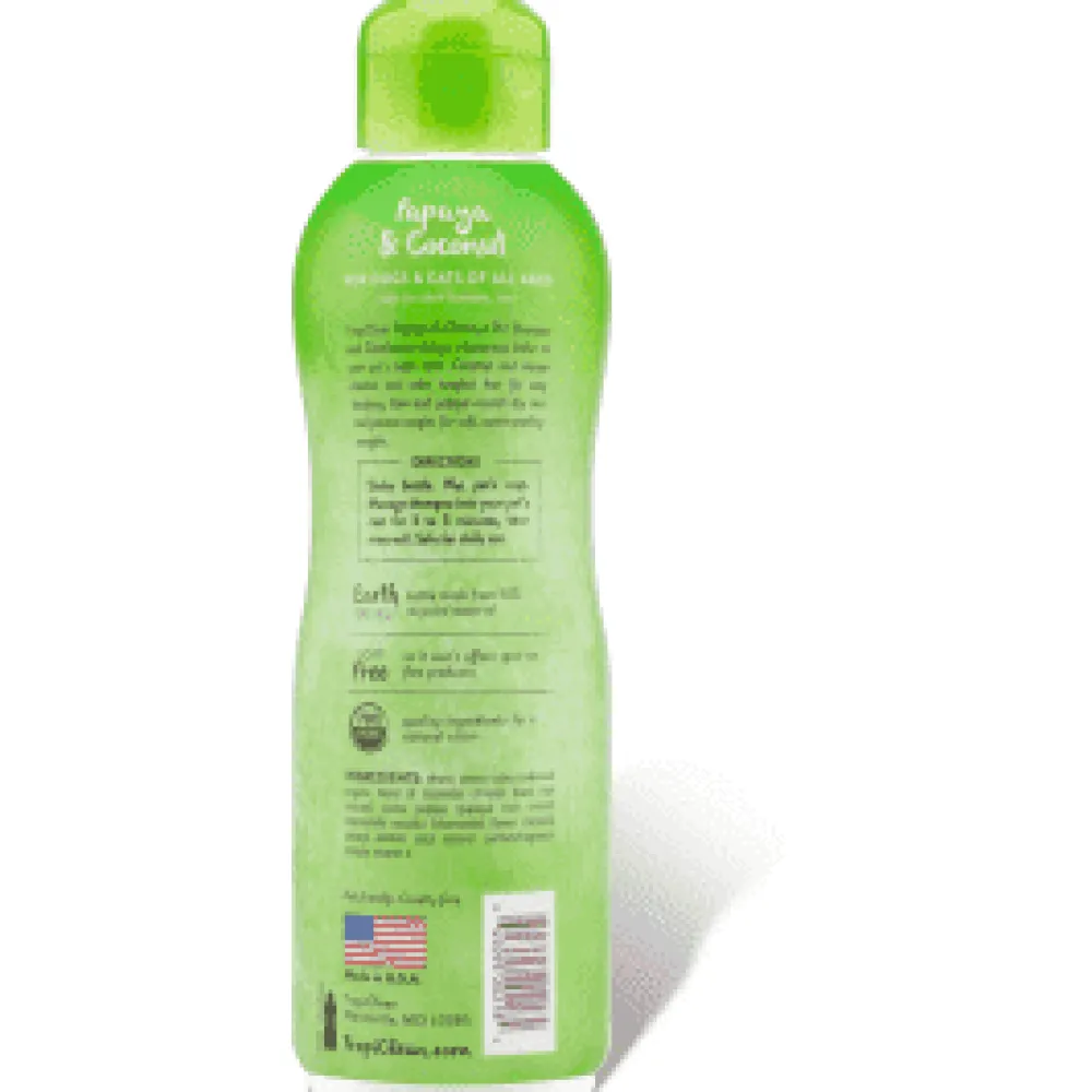 New Papaya & Coconut Shampoo & Conditioner Supplies Leashes, Collars, Beds, Flea & Tick, Etc.