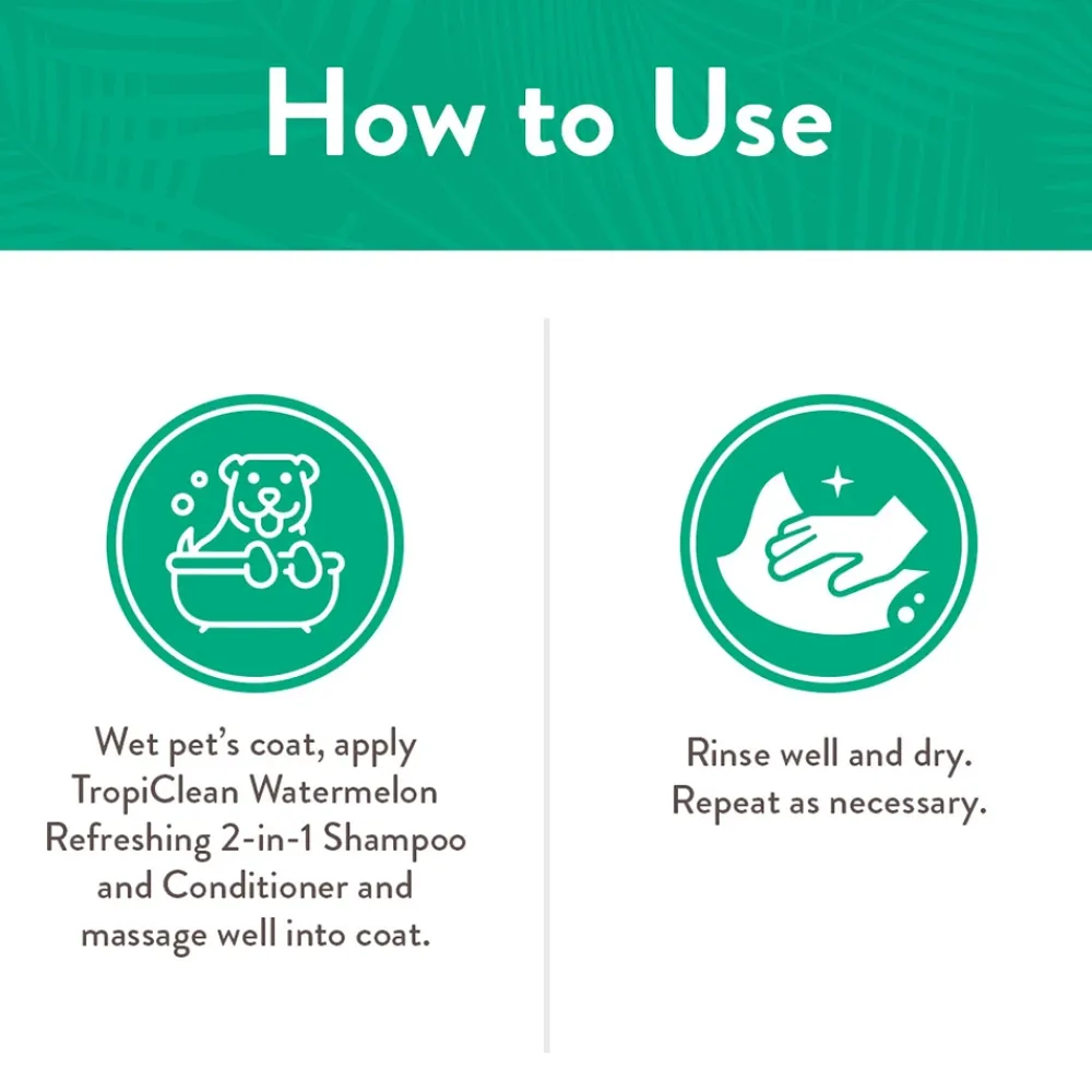 Sale Shampoo Watermelon 2 In 1 Supplies Leashes, Collars, Beds, Flea & Tick, Etc.