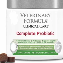 New Veterinary Formula Clinical Care Super Probiotic Supplement Supplies Leashes, Collars, Beds, Flea & Tick, Etc.