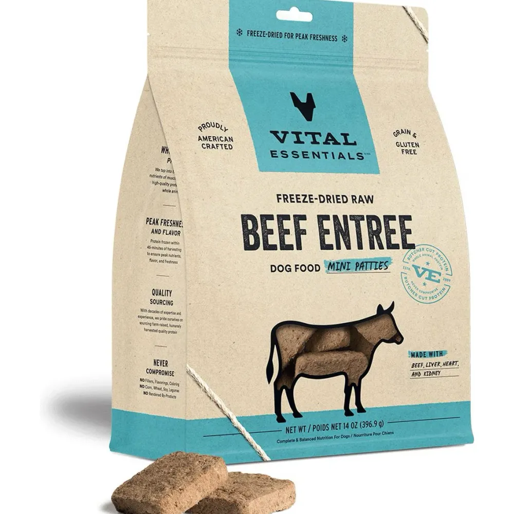 New Freeze Dried Raw Beef Mini Patties Food Dry, Wet, Freeze Dried, Etc.