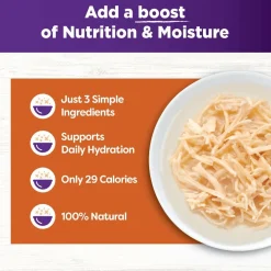 Fashion Bowl Boosters Shredded Chicken Wet Cat Topper Wet Food Cans, Pouches, Tetra Paks, Etc.