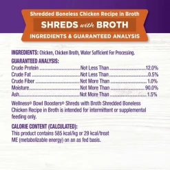 Fashion Bowl Boosters Shredded Chicken Wet Cat Topper Wet Food Cans, Pouches, Tetra Paks, Etc.