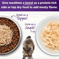 Fashion Bowl Boosters Shredded Chicken Wet Cat Topper Wet Food Cans, Pouches, Tetra Paks, Etc.
