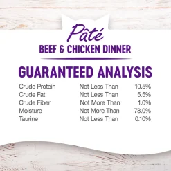 New Complete Health Adult Beef & Chicken Formula Grain-Free Canned Cat Food Wet Food Cans, Pouches, Tetra Paks, Etc.
