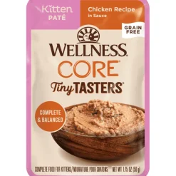 Fashion CORE Tiny Tasters Kitten Pâté Chicken Recipe in Sauce Wet Cat Food Wet Food Cans, Pouches, Tetra Paks, Etc.