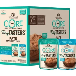 Clearance CORE Tiny Tasters Pâté Sea Variety Pack Wet Food Cans, Pouches, Tetra Paks, Etc.