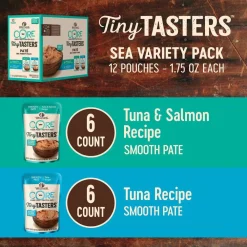 Clearance CORE Tiny Tasters Pâté Sea Variety Pack Wet Food Cans, Pouches, Tetra Paks, Etc.