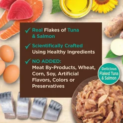 New CORE Tiny Tasters Flaked Tuna & Salmon in Sauce Wet Cat Food Wet Food Cans, Pouches, Tetra Paks, Etc.