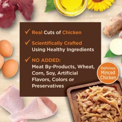 Hot CORE Tiny Tasters Minced Chicken in Gravy Wet Cat Food Wet Food Cans, Pouches, Tetra Paks, Etc.