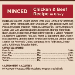 New CORE Tiny Tasters Minced Chicken & Beef in Gravy Wet Cat Food Wet Food Cans, Pouches, Tetra Paks, Etc.