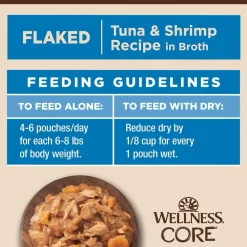 Clearance CORE Tiny Tasters Flaked Tuna & Shrimp in Sauce Wet Cat Food Wet Food Cans, Pouches, Tetra Paks, Etc.
