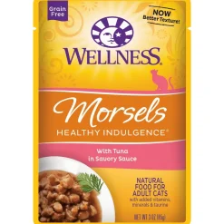 Fashion Healthy Indulgence Morsels Tuna Wet Cat Food Wet Food Cans, Pouches, Tetra Paks, Etc.