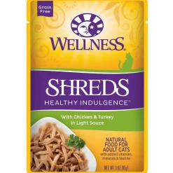 Clearance Healthy Indulgence Shreds Chicken & Turkey in Light Sauce Wet Cat Food Wet Food Cans, Pouches, Tetra Paks, Etc.