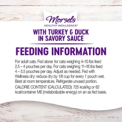Online Healthy Indulgence Morsels Turkey & Duck Wet Cat Food Wet Food Cans, Pouches, Tetra Paks, Etc.