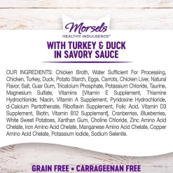 Online Healthy Indulgence Morsels Turkey & Duck Wet Cat Food Wet Food Cans, Pouches, Tetra Paks, Etc.