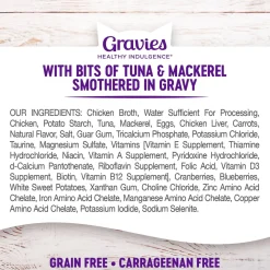 Discount Healthy Indulgence Gravies Tuna & Mackerel Wet Cat Food Wet Food Cans, Pouches, Tetra Paks, Etc.