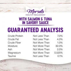 New Healthy Indulgence Morsels Salmon & Tuna Wet Cat Food Wet Food Cans, Pouches, Tetra Paks, Etc.