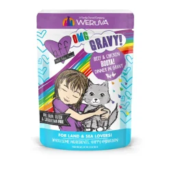 Outlet Cat Pouch BFF Omg Booya! Beef & Chicken Dinner in Gravy Wet Food Cans, Pouches, Tetra Paks, Etc.