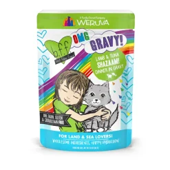 Hot Cat Pouch BFF Omg Shazaam! Lamb & Tuna Dinner in Gravy Wet Food Cans, Pouches, Tetra Paks, Etc.