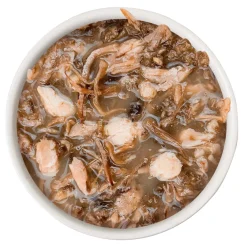 Hot Cat Pouch Cats in the Kitchen 1 if by Land 2 if by Sea Tuna, Beef & Salmon Dinner in Gravy Wet Food Cans, Pouches, Tetra Paks, Etc.