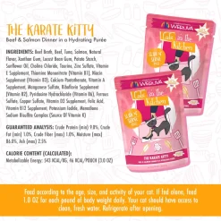 Sale Cat Pouch Cats in the Kitchen Karate Kitty Beef & Salmon Pate Wet Food Cans, Pouches, Tetra Paks, Etc.