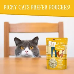Best Cat Pouch Cats in the Kitchen Pumpkin Lickin' Chicken Shreds Wet Food Cans, Pouches, Tetra Paks, Etc.