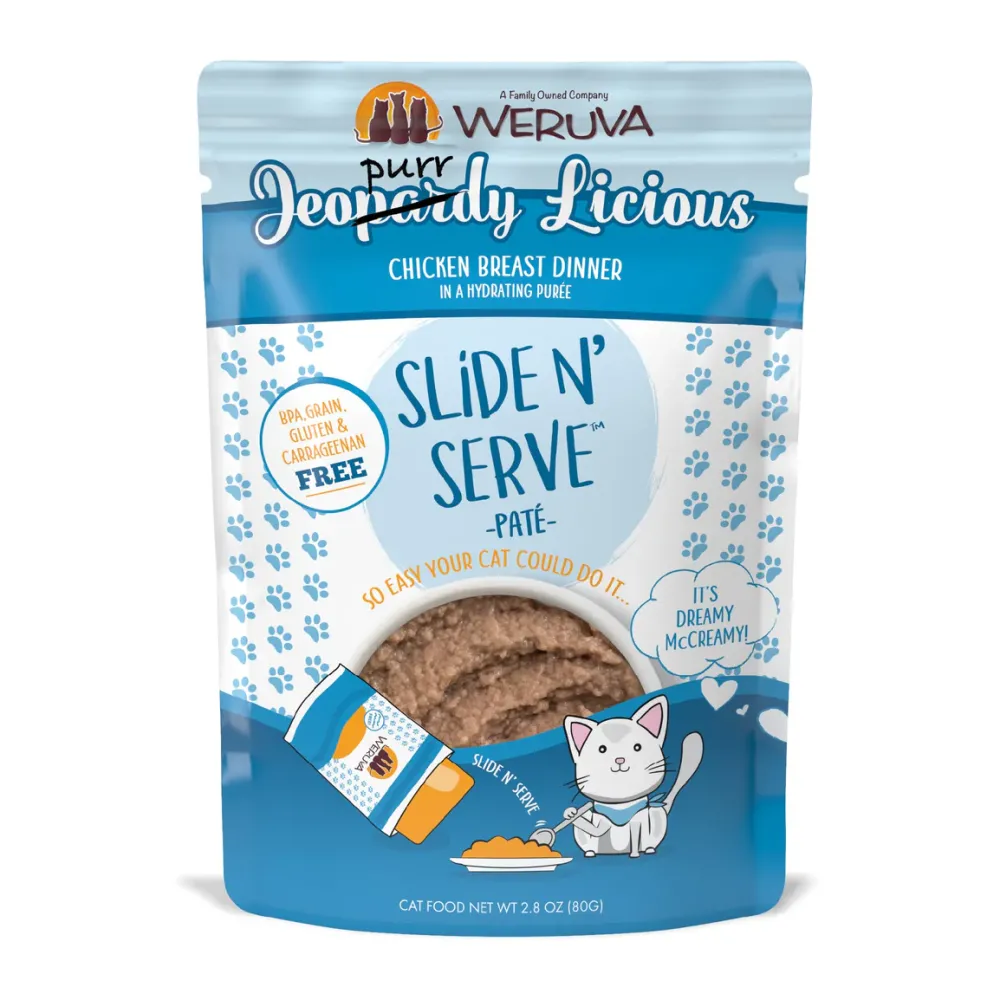 New Cat Pouch Jeopurrdy Licious Chicken Pate Wet Food Cans, Pouches, Tetra Paks, Etc.