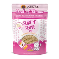 Best Cat Pouch Meal Of Fortune Chicken & Chicken Liver Pate Wet Food Cans, Pouches, Tetra Paks, Etc.