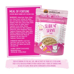 Best Cat Pouch Meal Of Fortune Chicken & Chicken Liver Pate Wet Food Cans, Pouches, Tetra Paks, Etc.