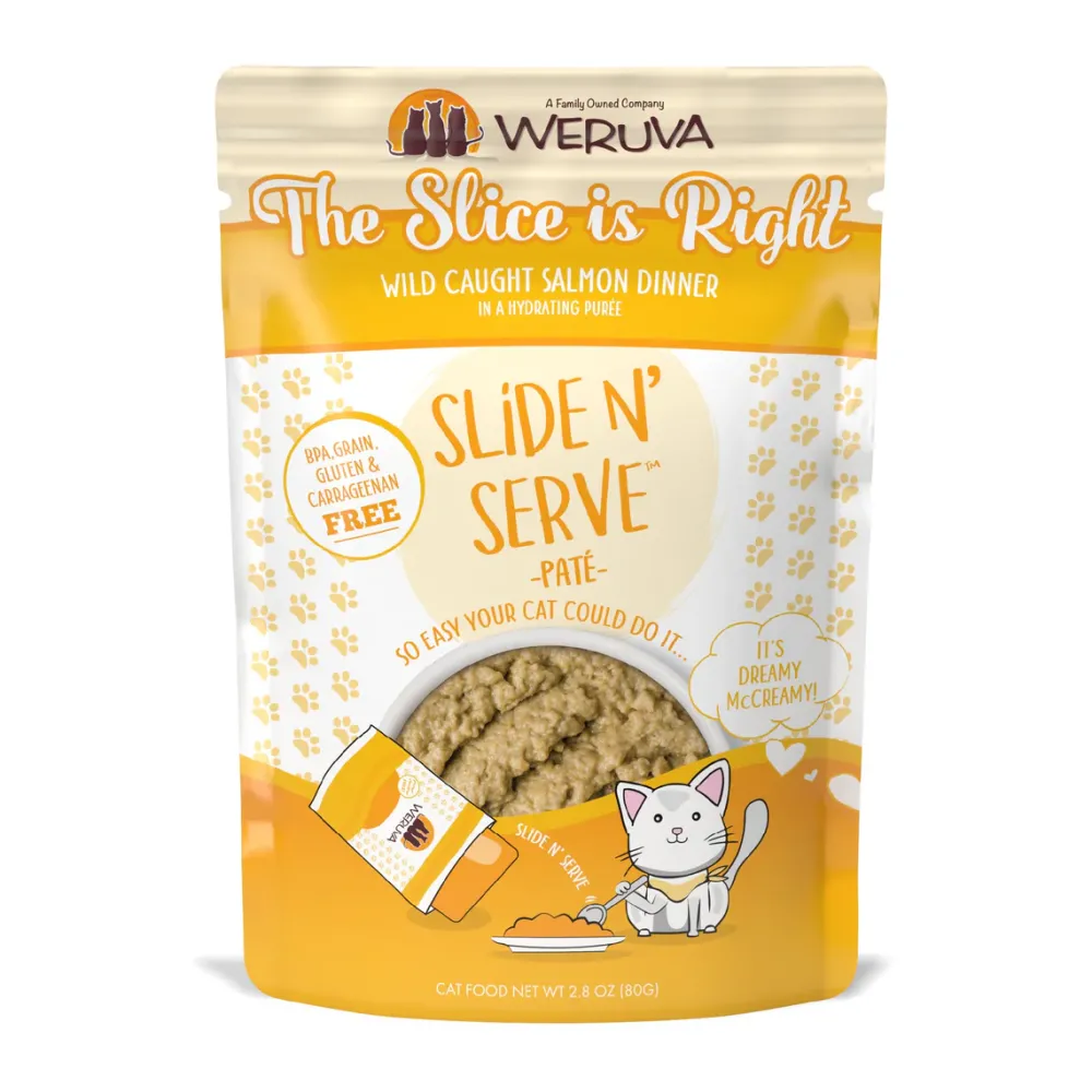 Outlet Cat Pouch Slice Is Right Salmon, Sardine, Mackerel Pate Wet Food Cans, Pouches, Tetra Paks, Etc.
