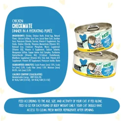 Clearance Wet Cat Food BFF Chicken Checkmate Pate Wet Food Cans, Pouches, Tetra Paks, Etc.
