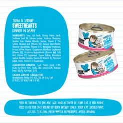 New Wet Cat Food BFF Sweethearts Tuna & Shrimp Minced Dinner in Gravy Wet Food Cans, Pouches, Tetra Paks, Etc.