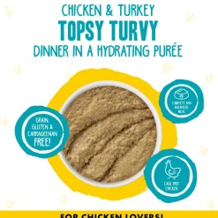 Discount Wet Cat Food BFF Topsy Turvy! Chicken & Turkey Pate Wet Food Cans, Pouches, Tetra Paks, Etc.