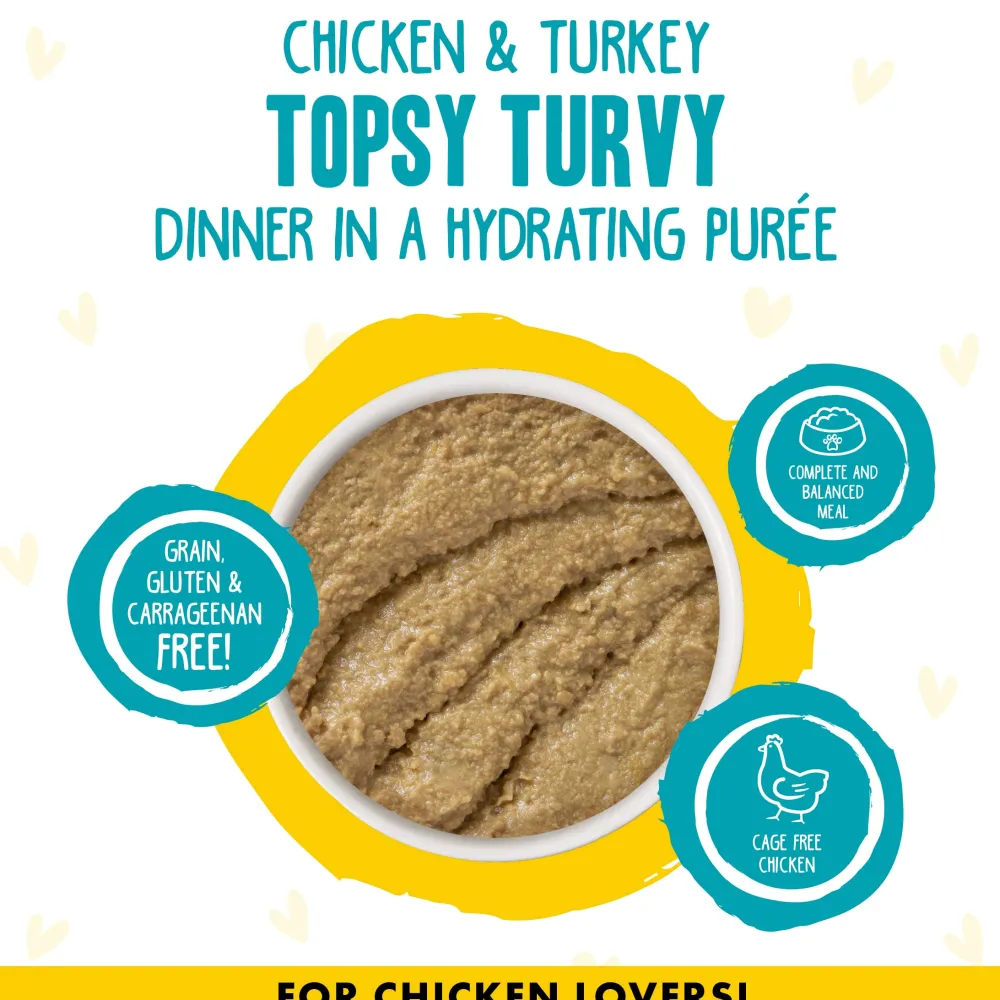 Discount Wet Cat Food BFF Topsy Turvy! Chicken & Turkey Pate Wet Food Cans, Pouches, Tetra Paks, Etc.