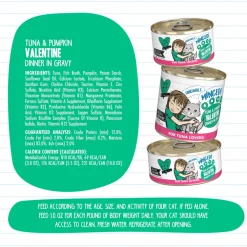 Fashion Wet Cat Food BFF Valentine! Tuna & Pumpkin Minced Dinner in Gravy Wet Food Cans, Pouches, Tetra Paks, Etc.