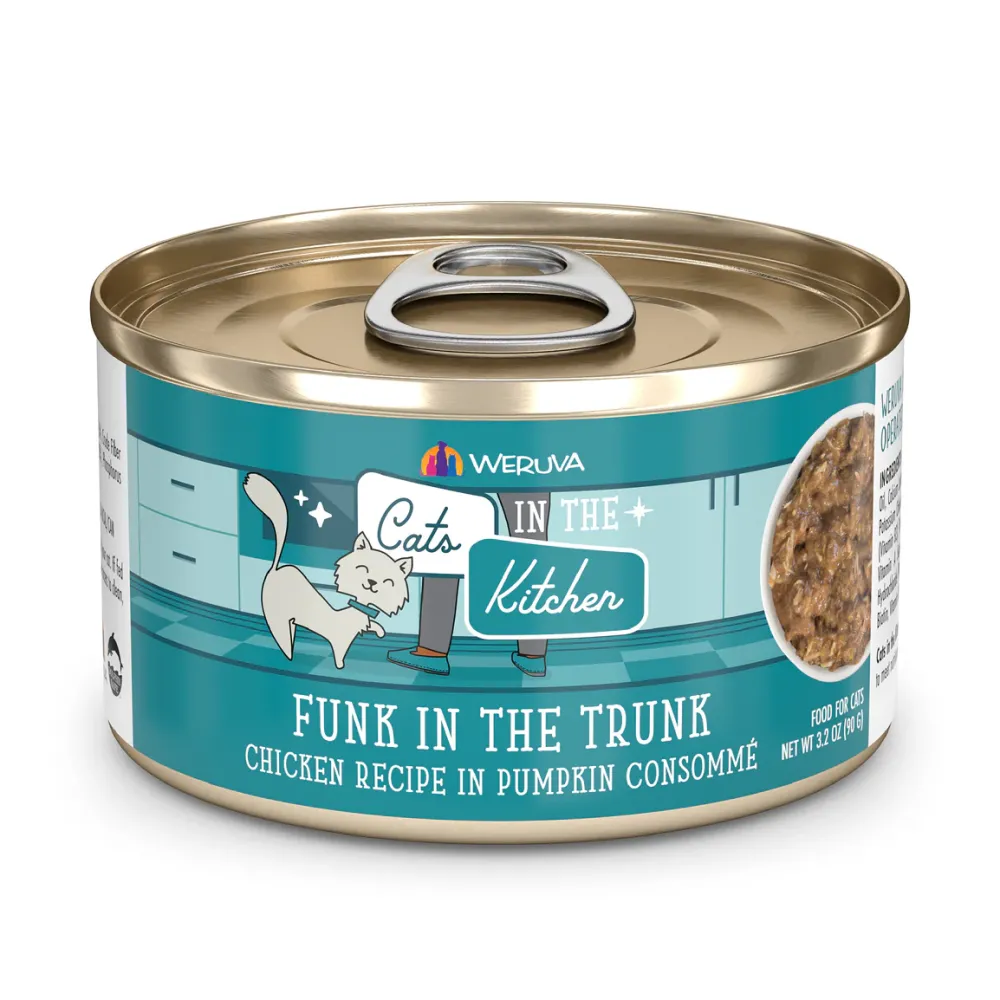 Discount Wet Cat Food Cats in the Kitchen Funk In The Trunk Chicken & Pumpkin Pate Wet Food Cans, Pouches, Tetra Paks, Etc.