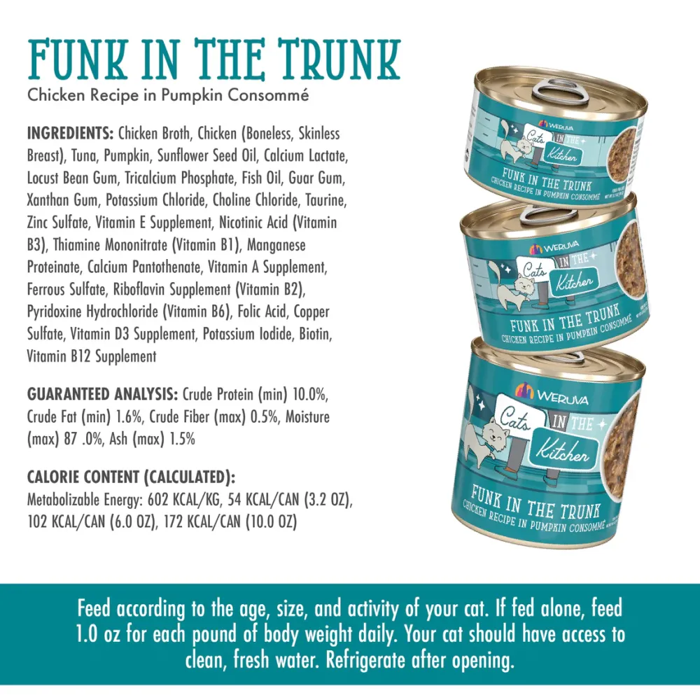 Discount Wet Cat Food Cats in the Kitchen Funk In The Trunk Chicken & Pumpkin Pate Wet Food Cans, Pouches, Tetra Paks, Etc.