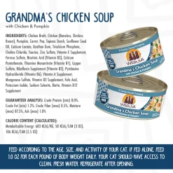 Fashion Wet Cat Food Grandmas Chicken Soup Chicken & Pumpkin Stew Wet Food Cans, Pouches, Tetra Paks, Etc.