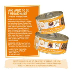 Fashion Wet Cat Food Who wants to be a Meowionaire? Chicken & Pumpkin Pate Wet Food Cans, Pouches, Tetra Paks, Etc.