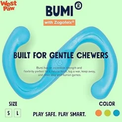 New West Paw Zogoflex Active Bumi Tangerine Supplies Leashes, Collars, Beds, Flea & Tick, Etc. | Toys Interactive, Plush, Etc.