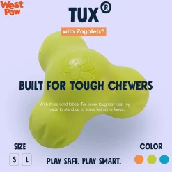 Fashion West Paw Zogoflex Chew Tux Green Supplies Leashes, Collars, Beds, Flea & Tick, Etc. | Toys Interactive, Plush, Etc.
